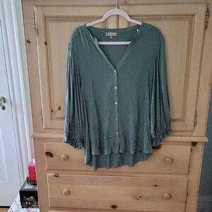 Democracy Sage Green Top